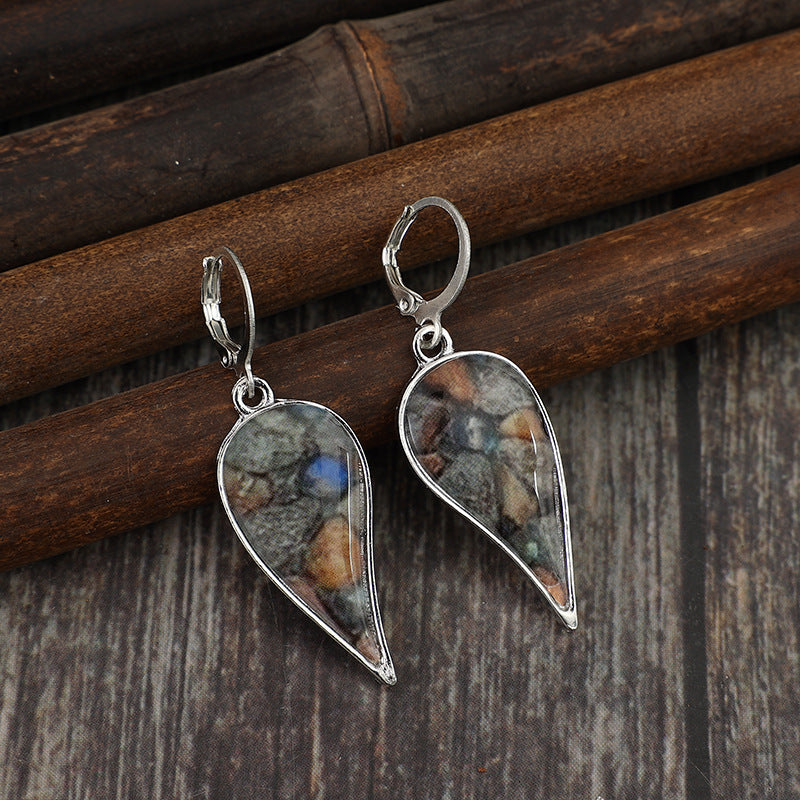 Natural Stone Dangle Earrings  Trendsi   