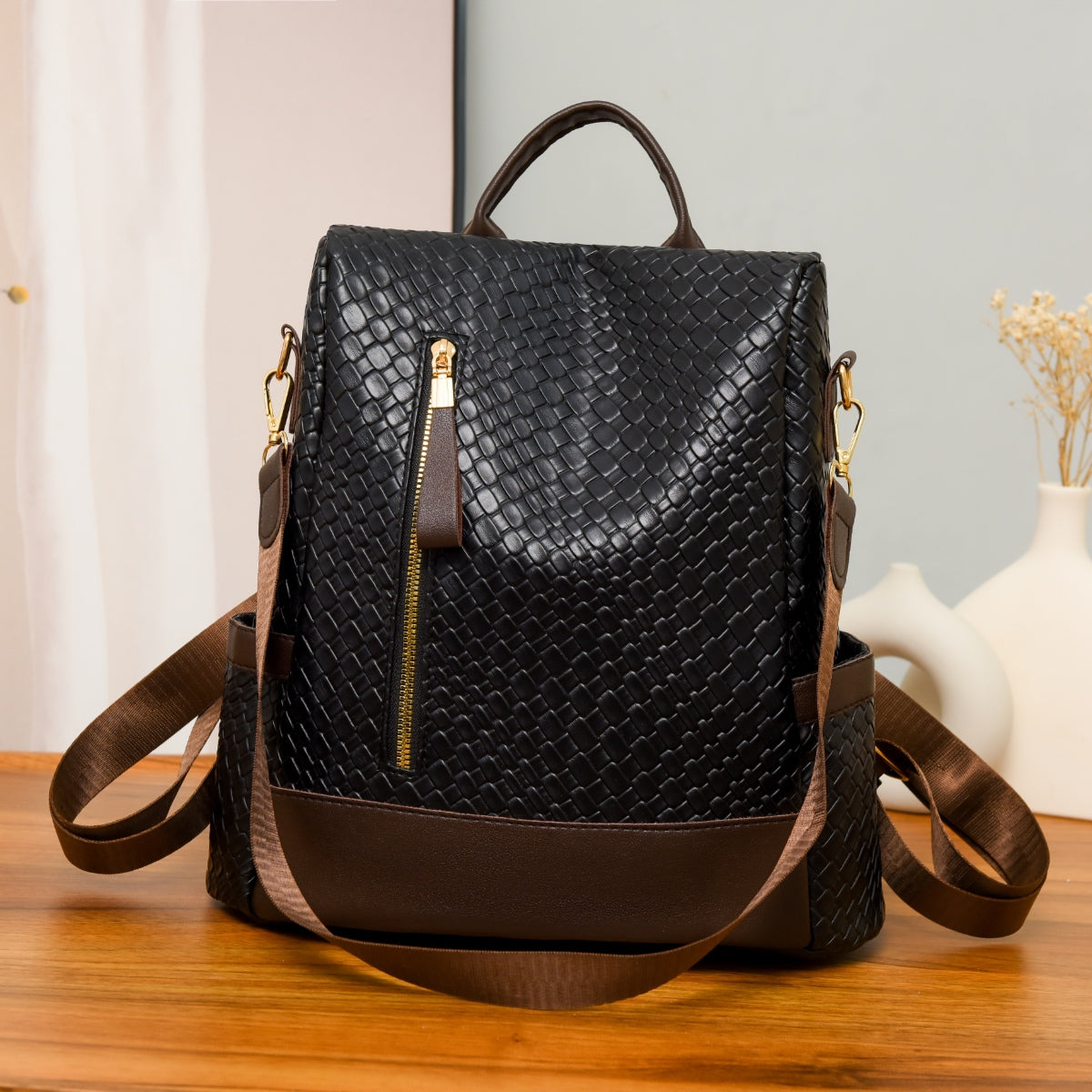 PU Leather Backpack Bag  Trendsi   