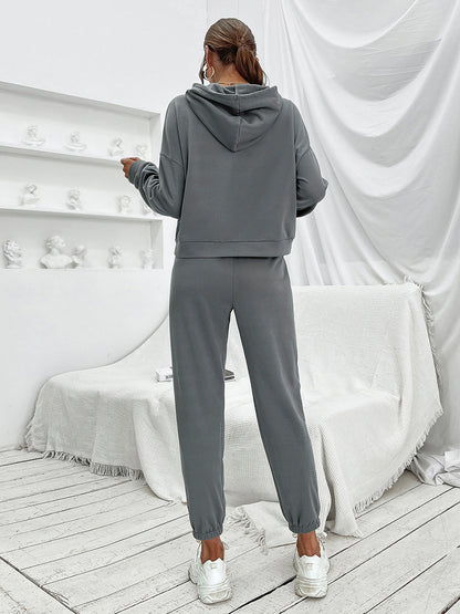 Ivy Lane Sports Hoodie and Joggers Set  Trendsi   