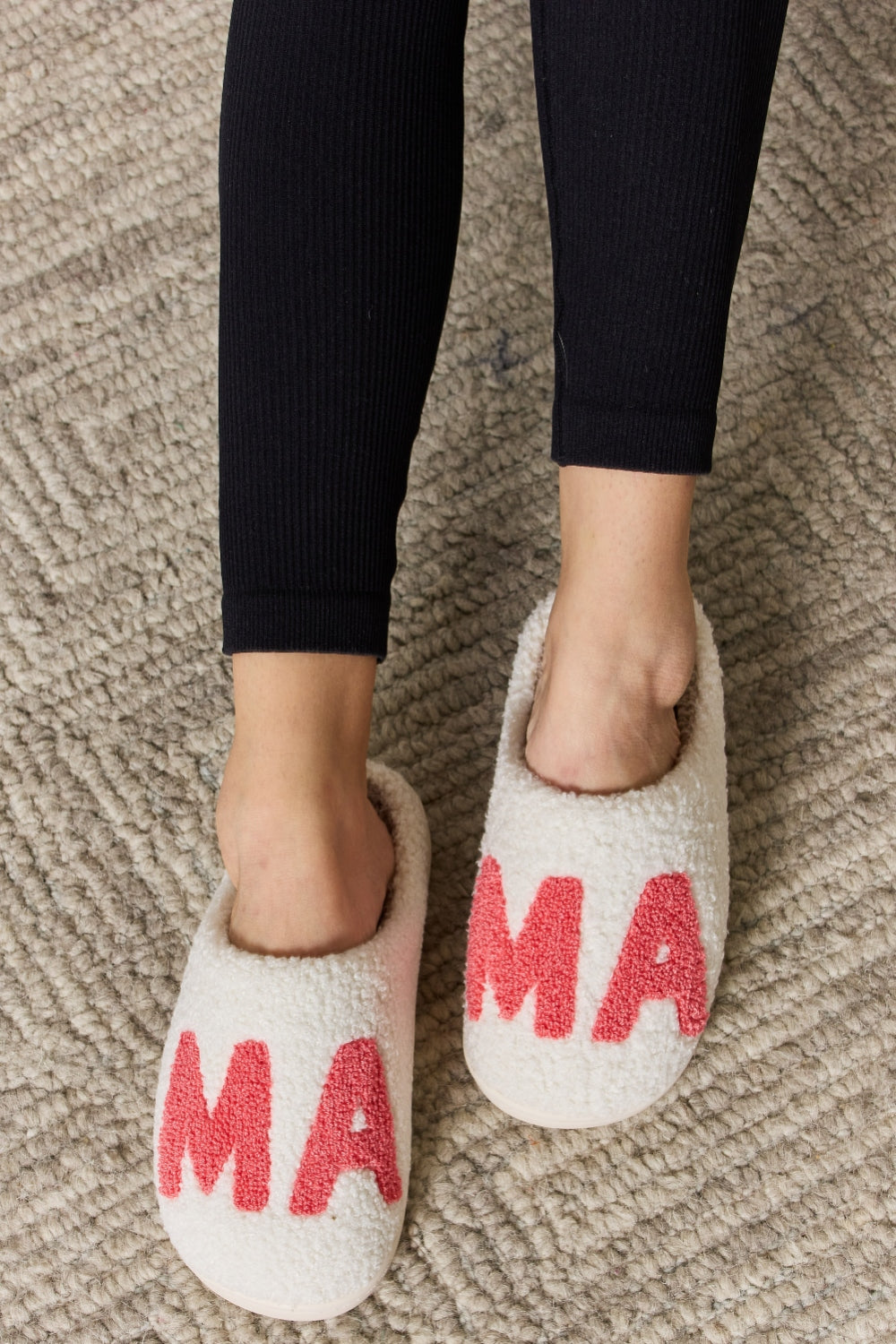 Melody MAMA Pattern Cozy Slippers  Trendsi MAMA S 