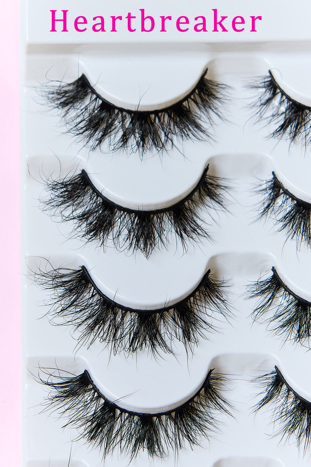 SO PINK BEAUTY Mink Eyelashes 5 Pairs  Trendsi   