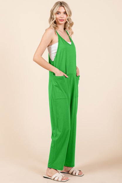 Culture Code Full Size Sleeveless Jumpsuit with Pockets  Trendsi   