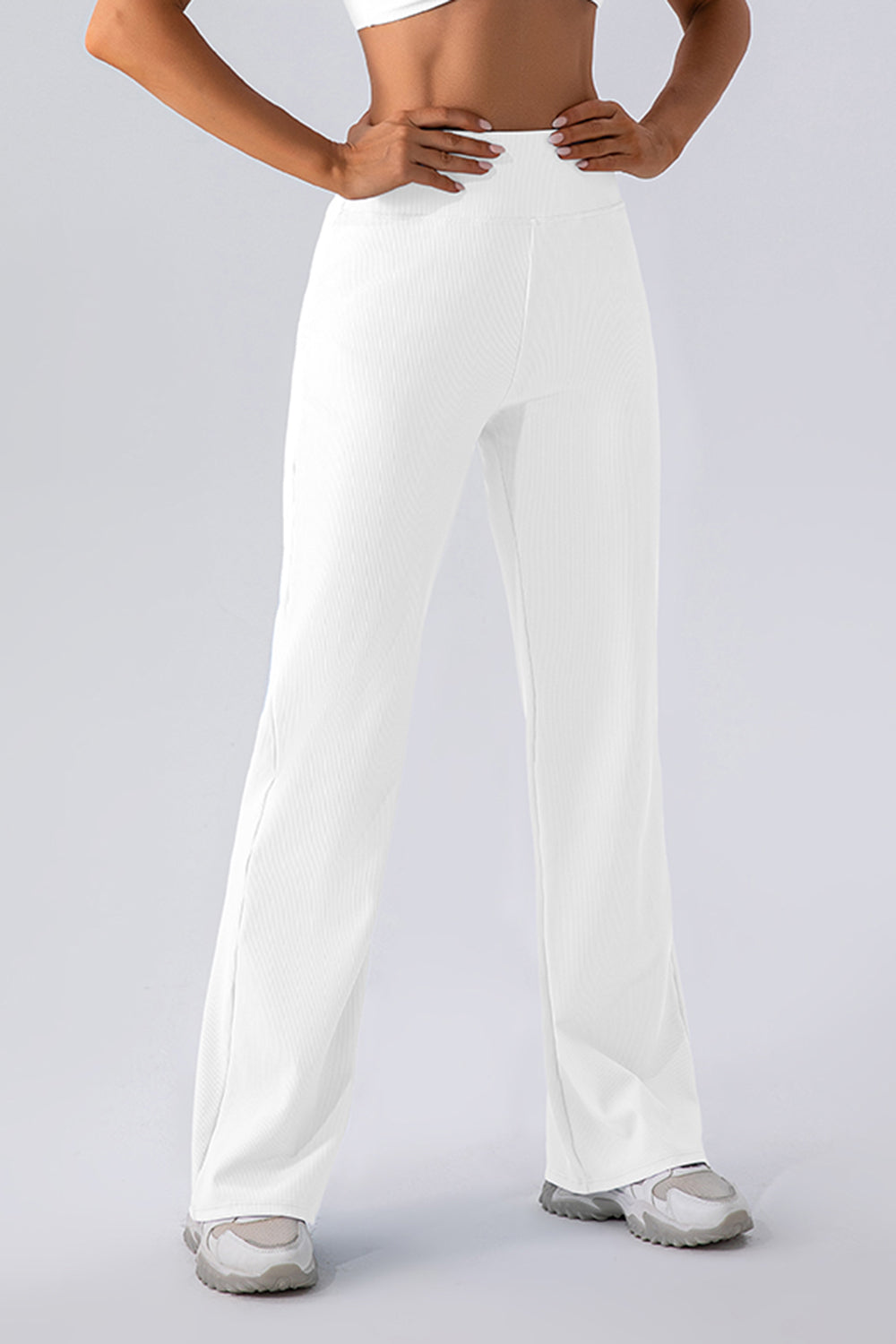 High Waist Straight Active Pants  Trendsi   