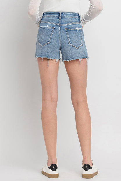 Vervet by Flying Monkey High Rise Denim Shorts