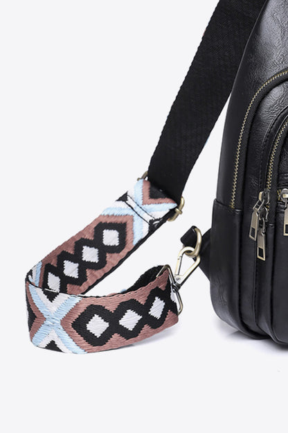 Adored It's Your Time PU Leather Sling Bag  Trendsi   