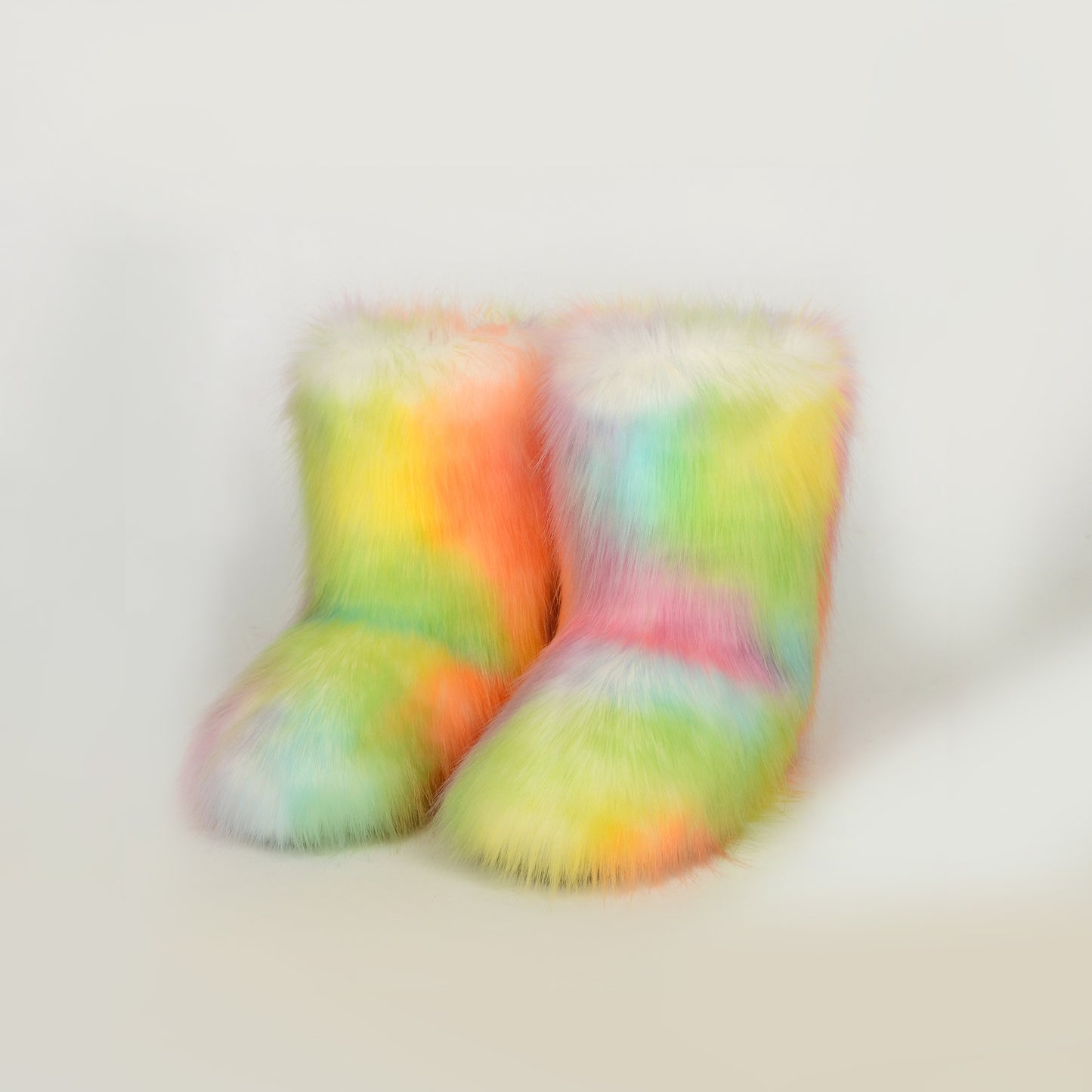 Thermal Fuzzy Platform Boots  Trendsi Multi 36(US5) 