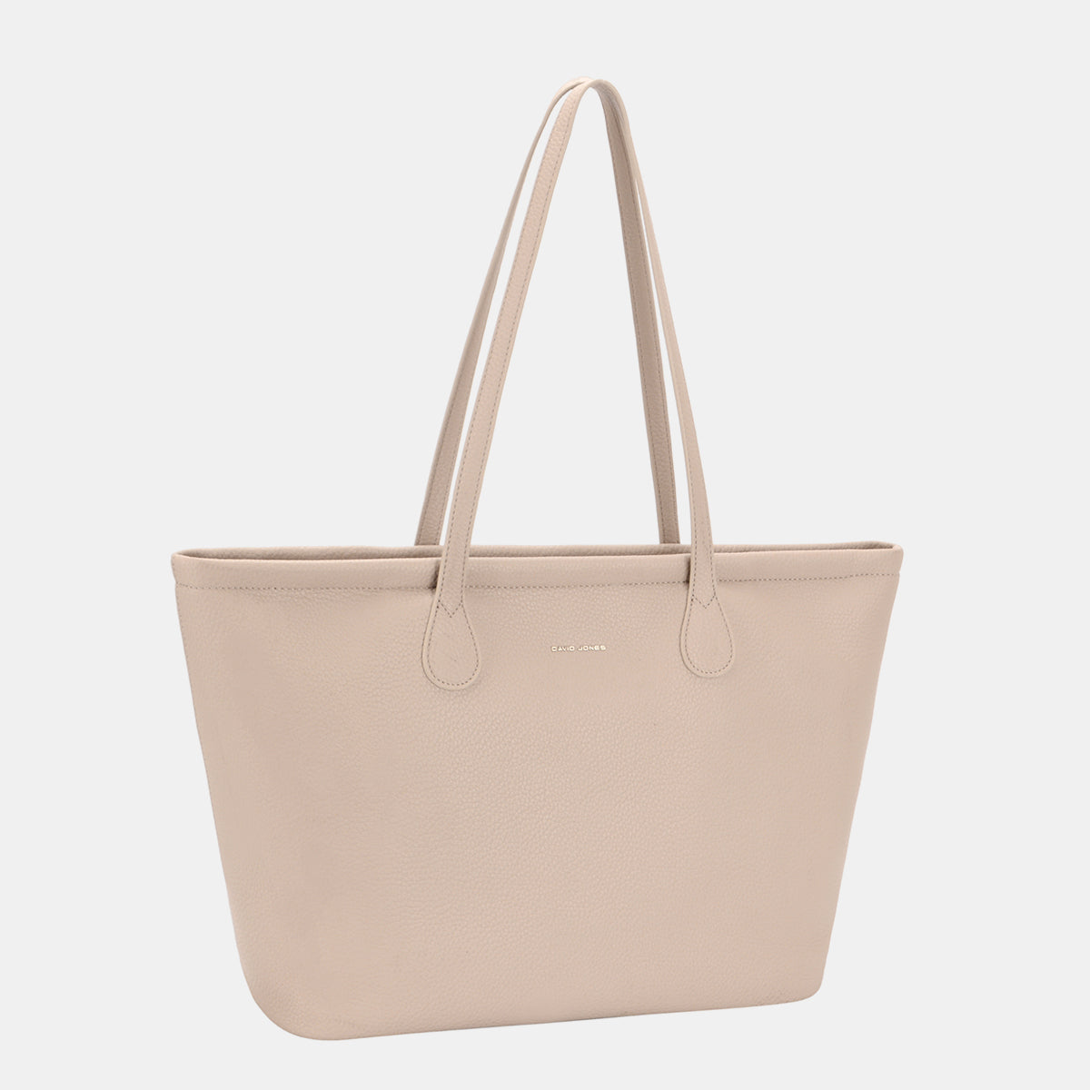 David Jones PU Leather Tote Bag  Trendsi Gravel One Size 