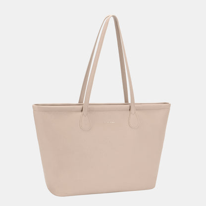 David Jones PU Leather Tote Bag  Trendsi Gravel One Size 