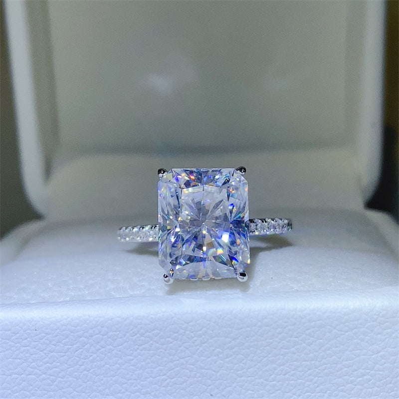 5 Carat Moissanite Zircon 925 Sterling Silver Ring  Trendsi   