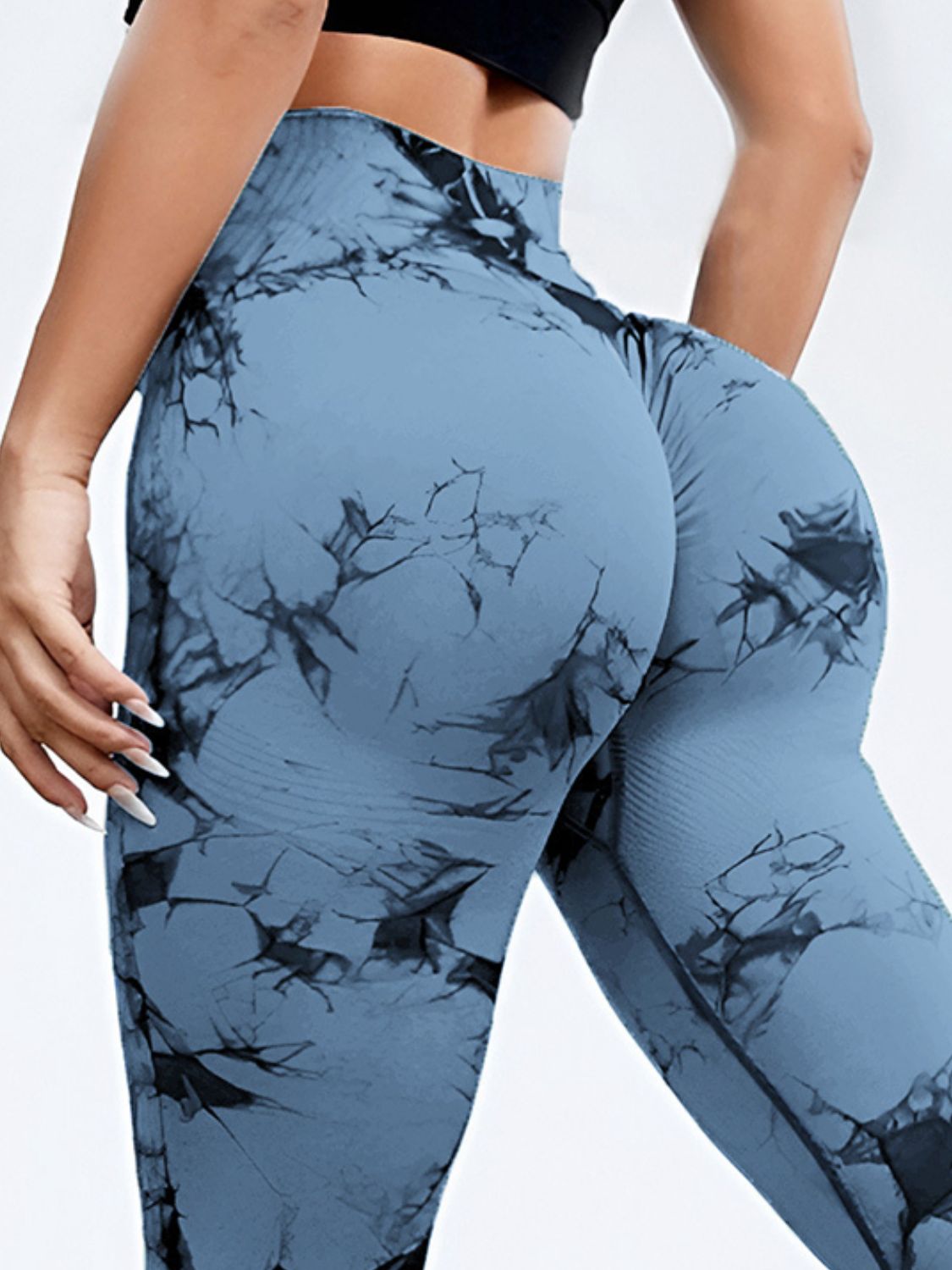 Tie-Dye High Waist Active Leggings  Trendsi   