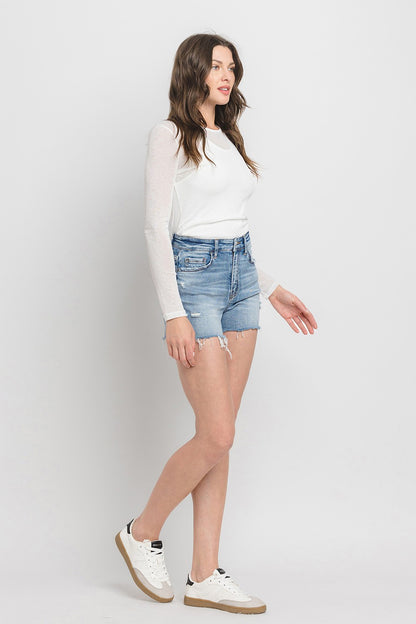 Vervet by Flying Monkey High Rise Denim Shorts