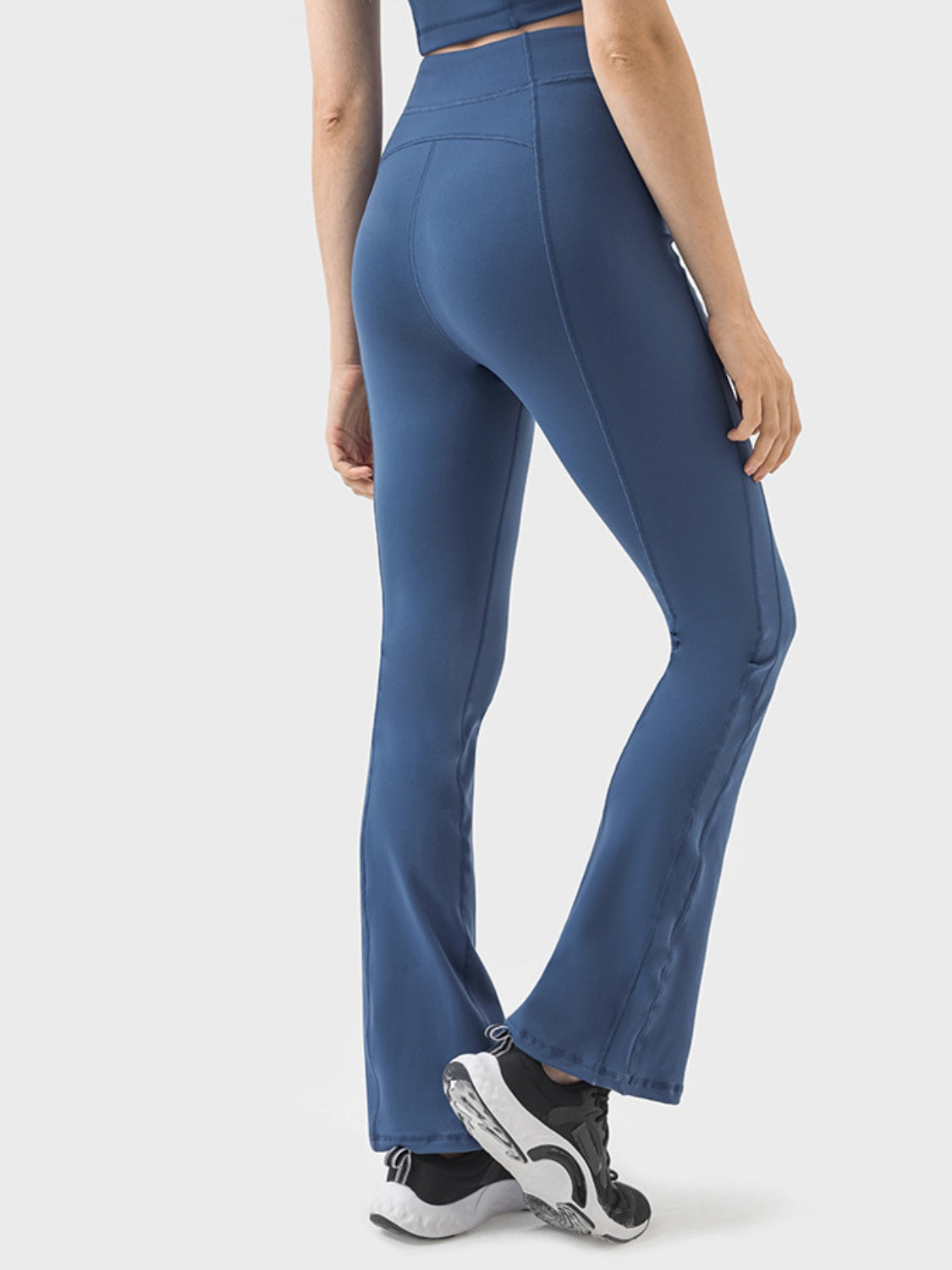 Millennia Zipper Detail High Waist Active Pants  Trendsi   