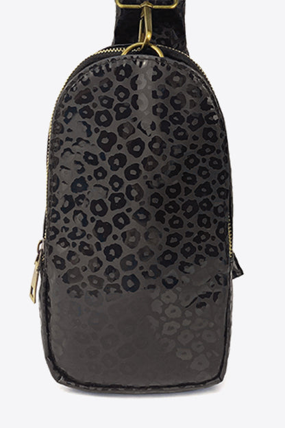 Printed PU Leather Sling Bag  Trendsi   