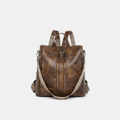 PU Leather Backpack Bag