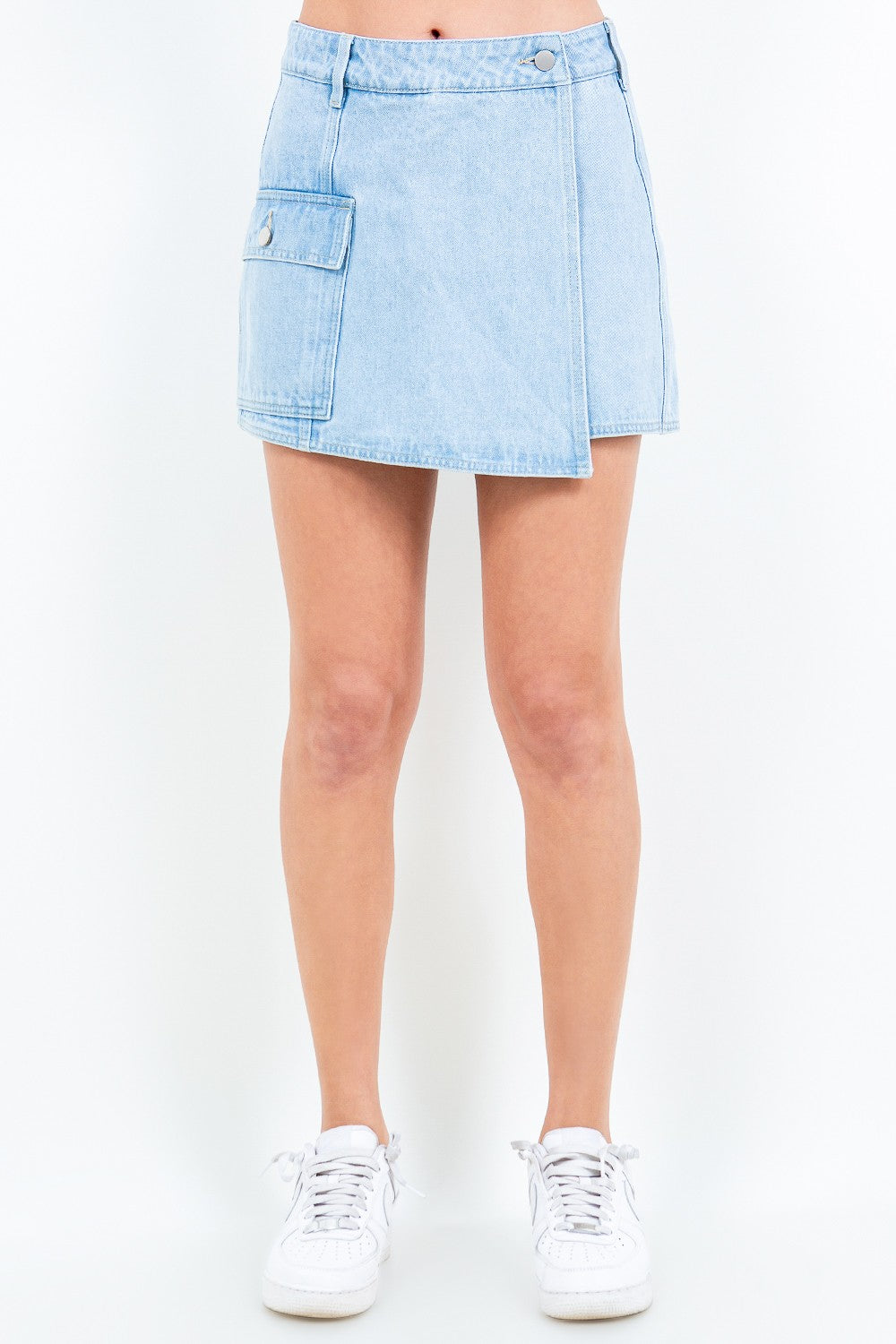 American Bazi Cargo Pocket Mini Skort  Trendsi LT Blue S 