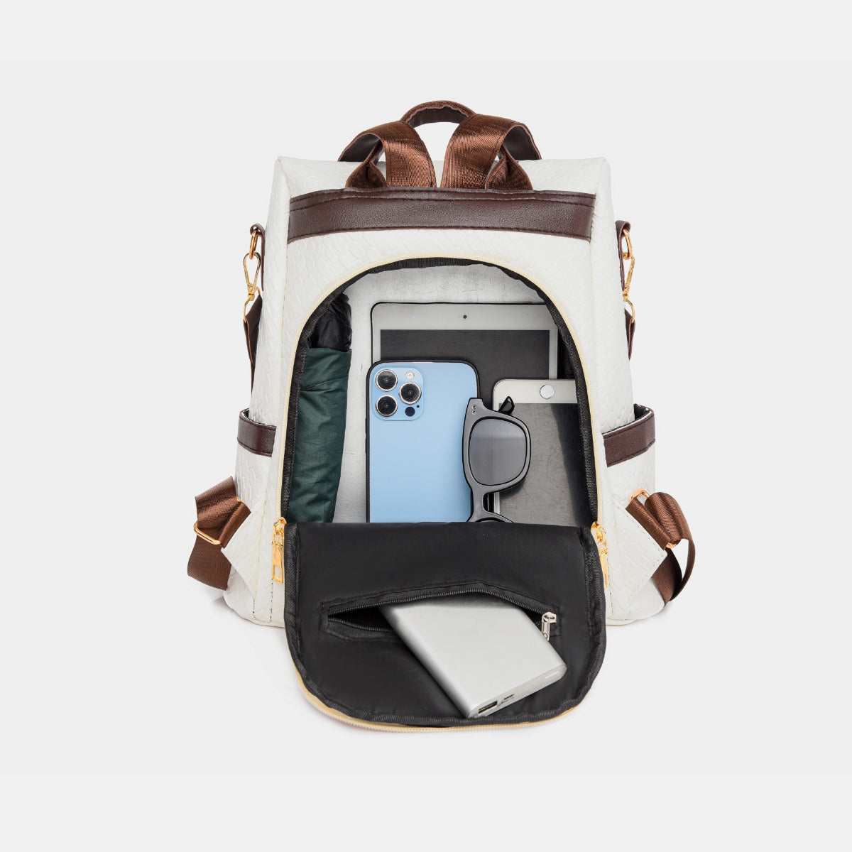 PU Leather Backpack Bag  Trendsi   