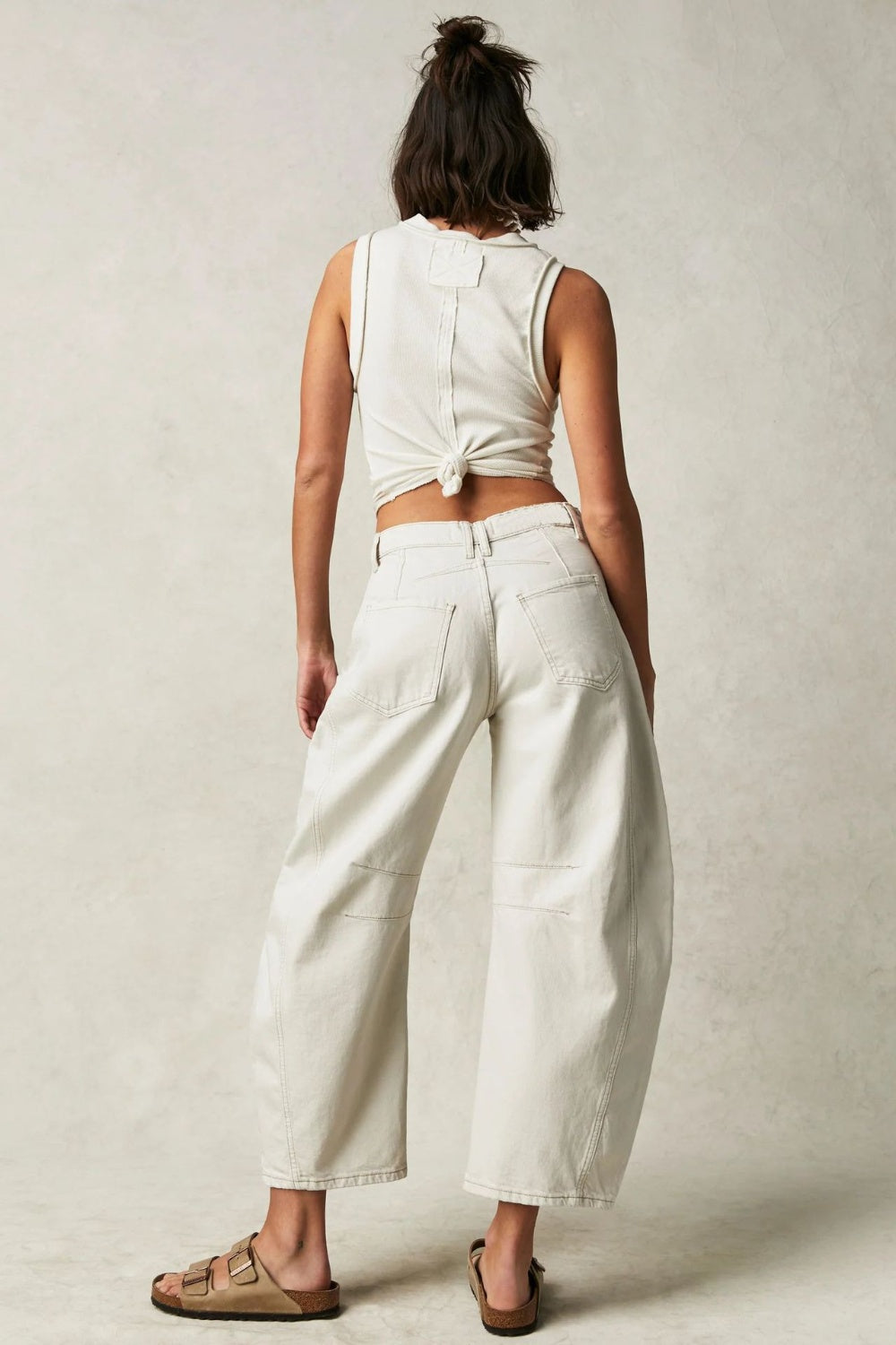 Wide Leg Jeans with Pockets  Trendsi   