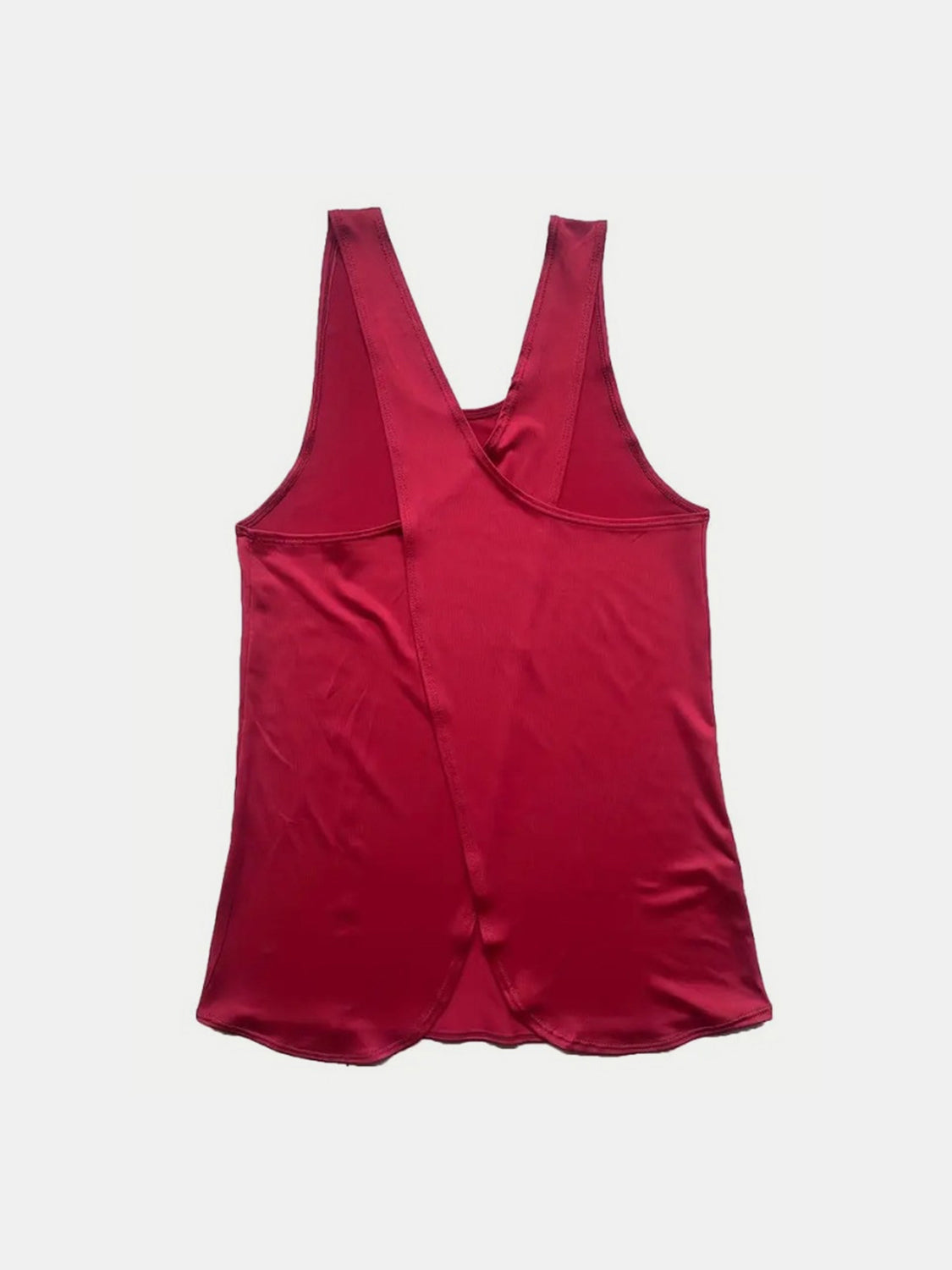 Crisscross Scoop Neck Active Tank Active Tank Trendsi   