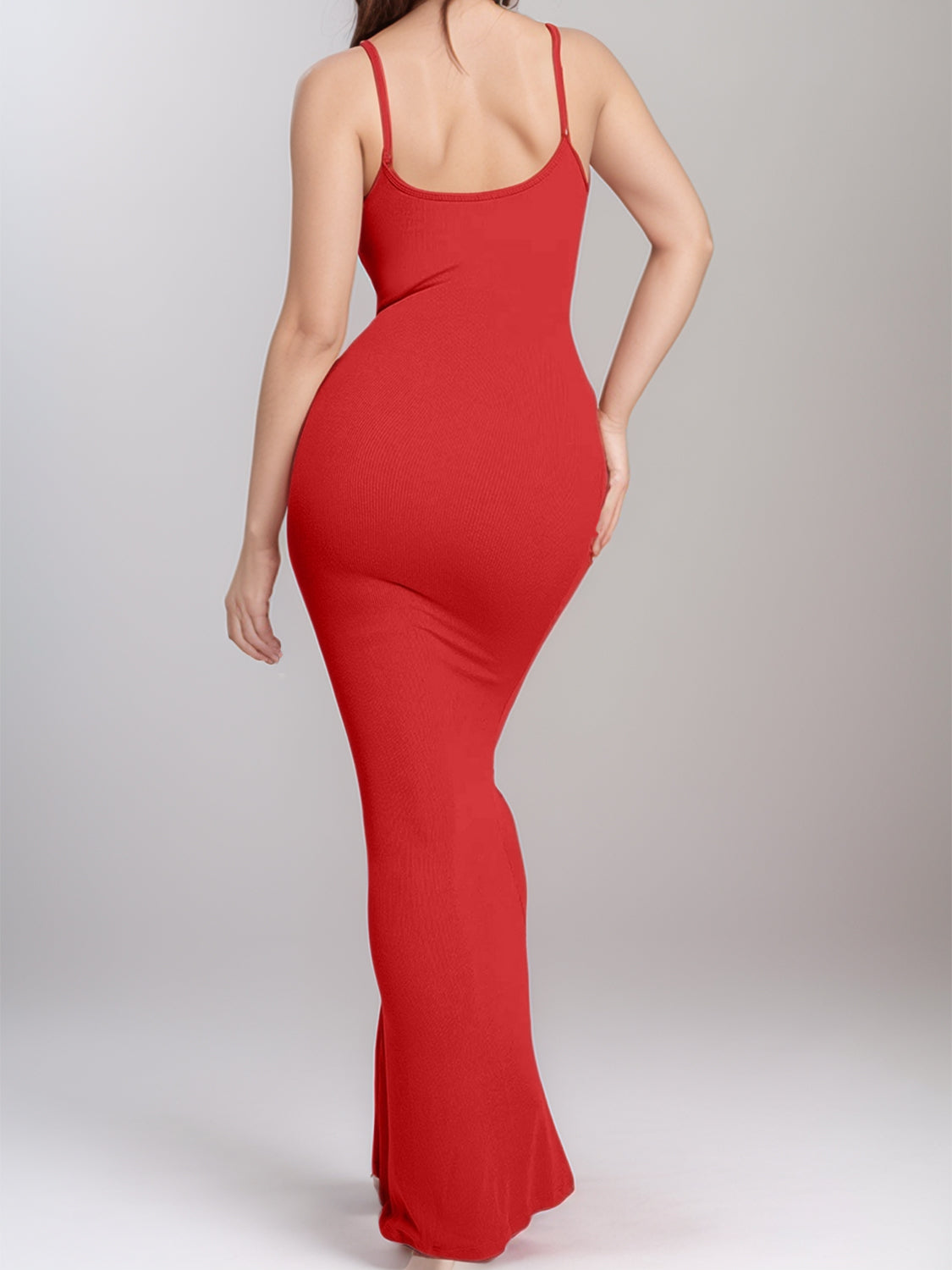 Basic Bae Built-In Shapewear Sleeveless Maxi Dress Dress Trendsi   