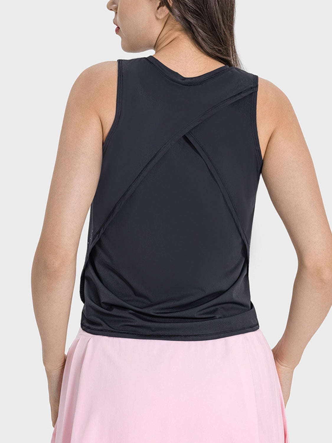 Millennia Round Neck Active Tank  Trendsi   