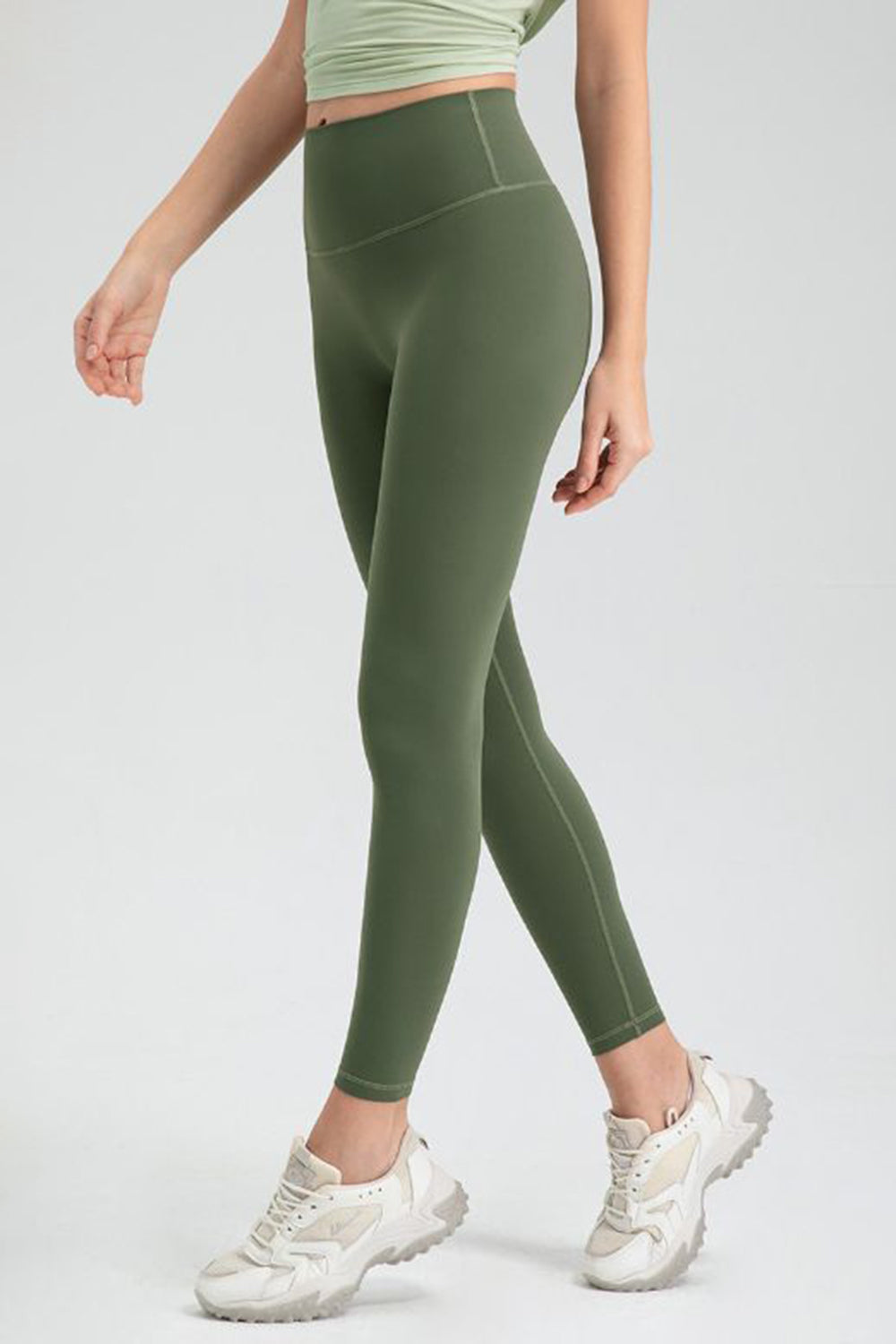 Wide Waistband High Waist Sport Leggings  Trendsi   