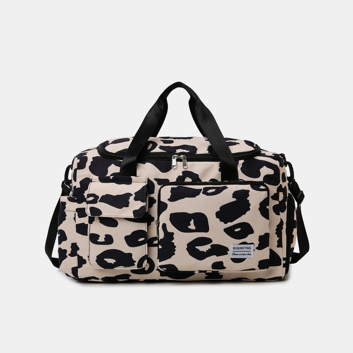 Oxford Cloth Animal Print Travel Bag  Trendsi   