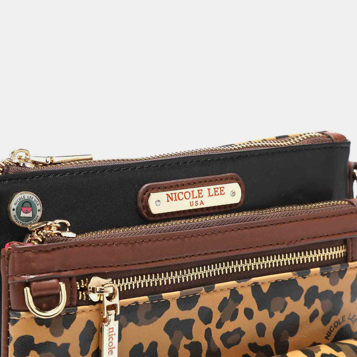 Nicole Lee USA Leopard crossbody bag