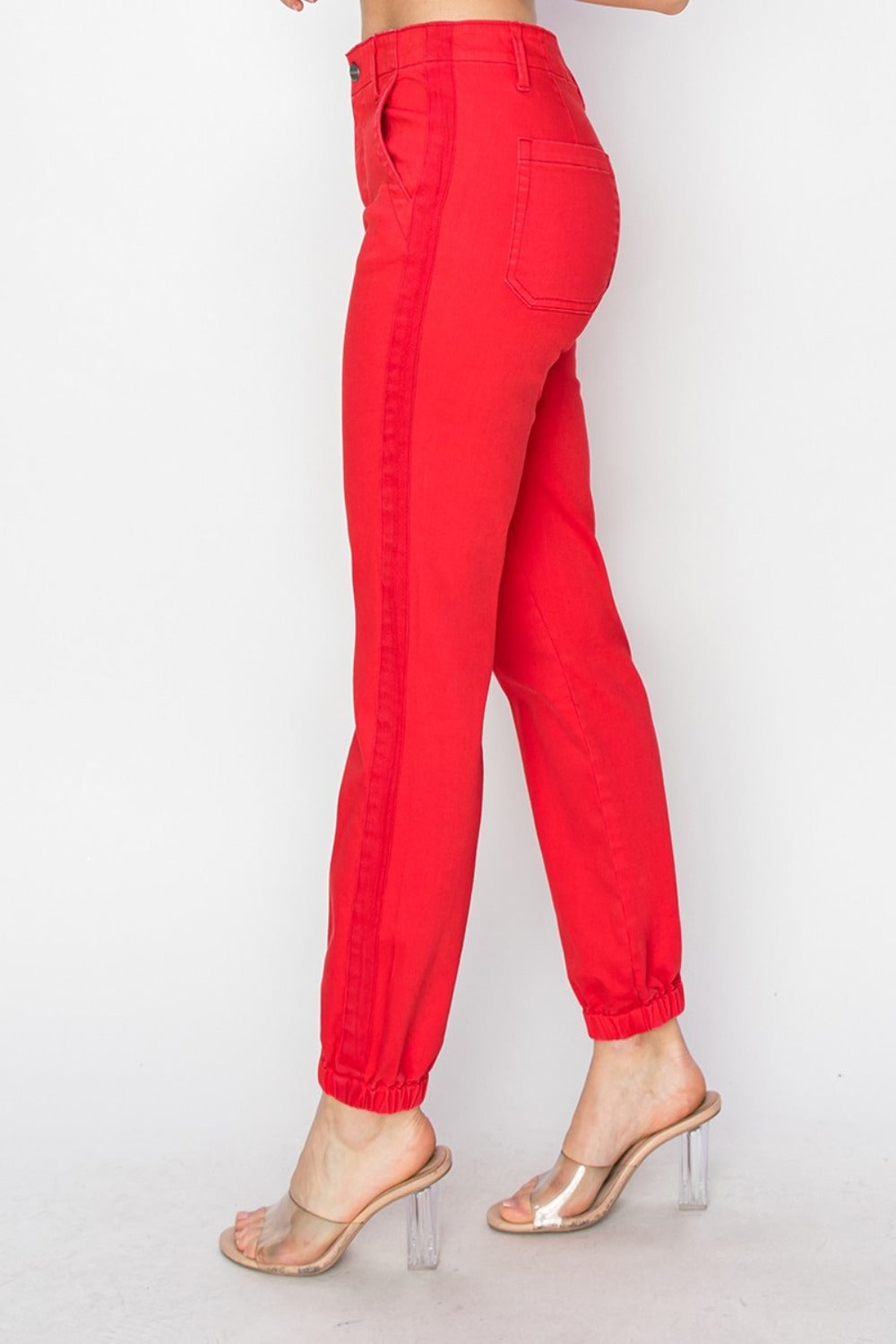 RISEN Full Size High Waisted Jogger Jeans  Trendsi   