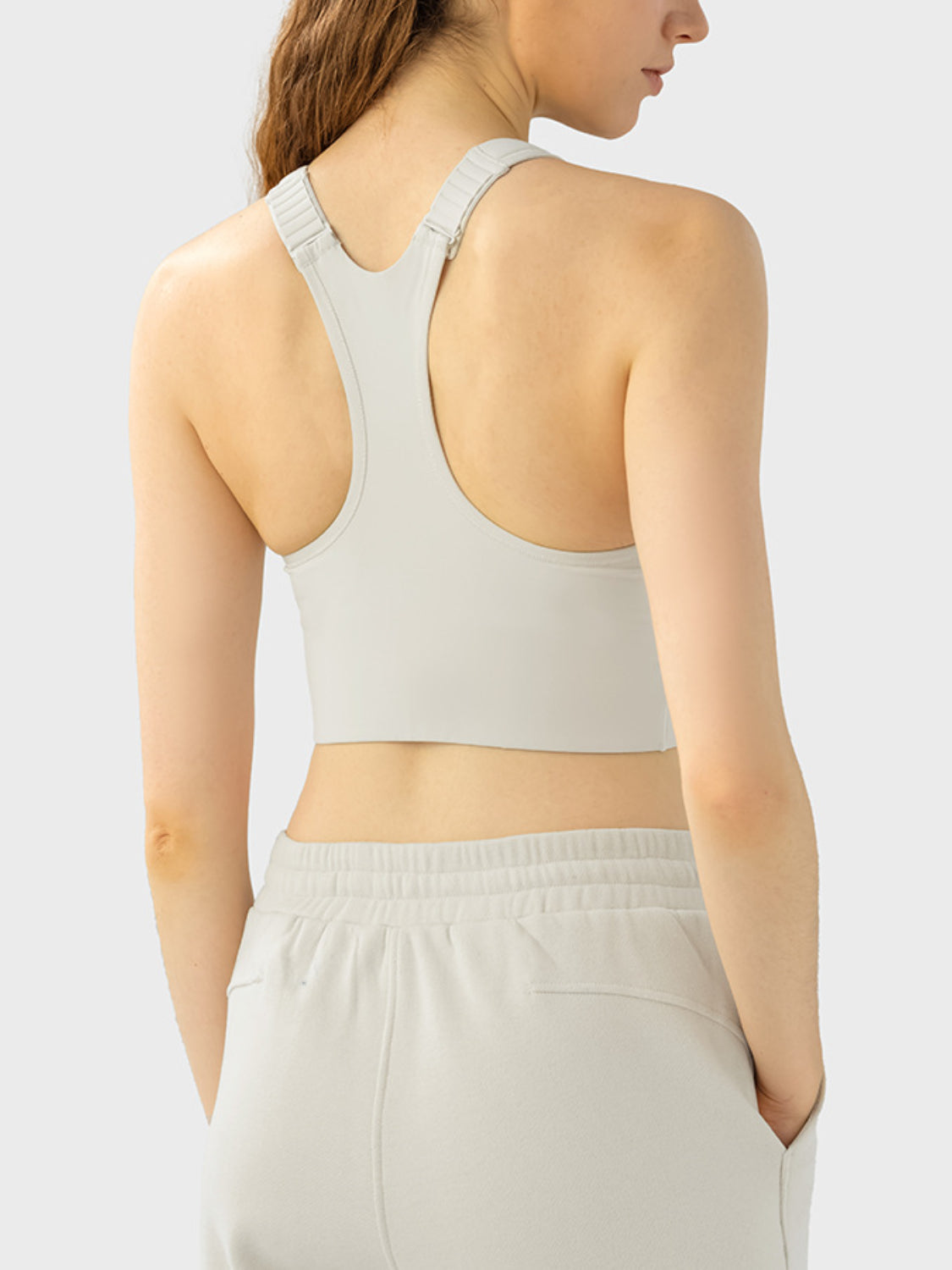 Millennia Wide Strap Sport Bra  Trendsi   