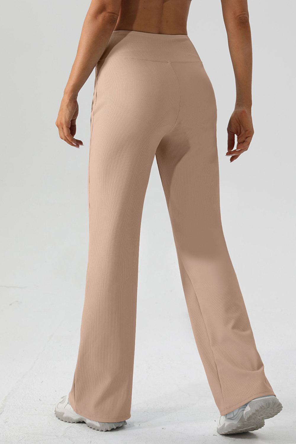 High Waist Straight Active Pants  Trendsi   