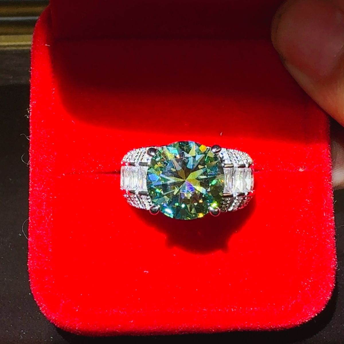 5 Carat Moissanite 925 Sterling Silver Ring  Trendsi   