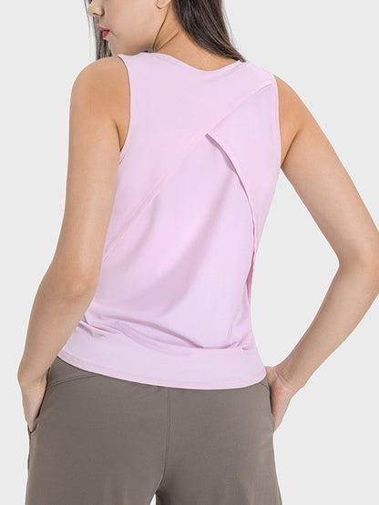 Millennia Round Neck Active Tank  Trendsi   