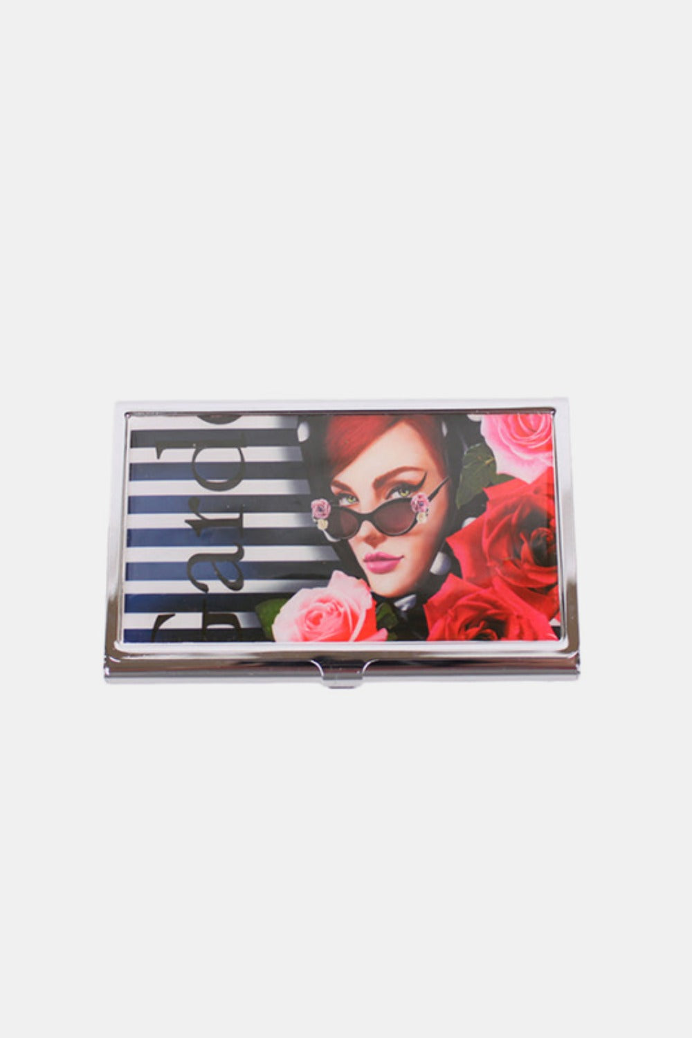 Nicole Lee USA Printed Business Card Case Luxe Trendsi Lady In Red One Size 