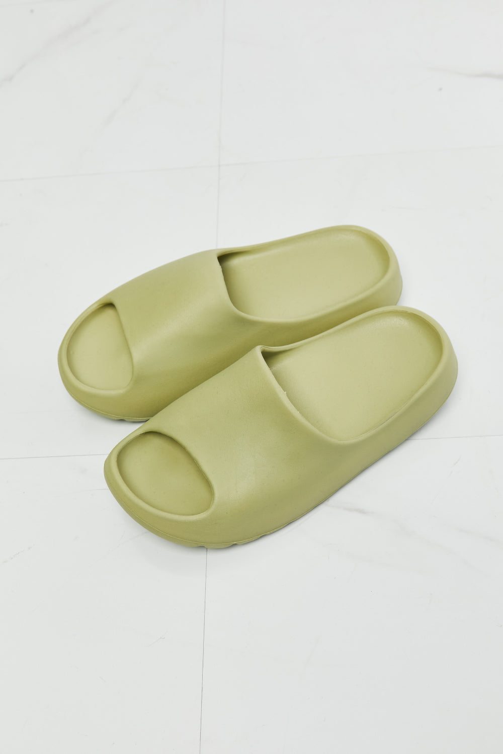 NOOK JOI In My Comfort Zone Slides in Green  Trendsi   