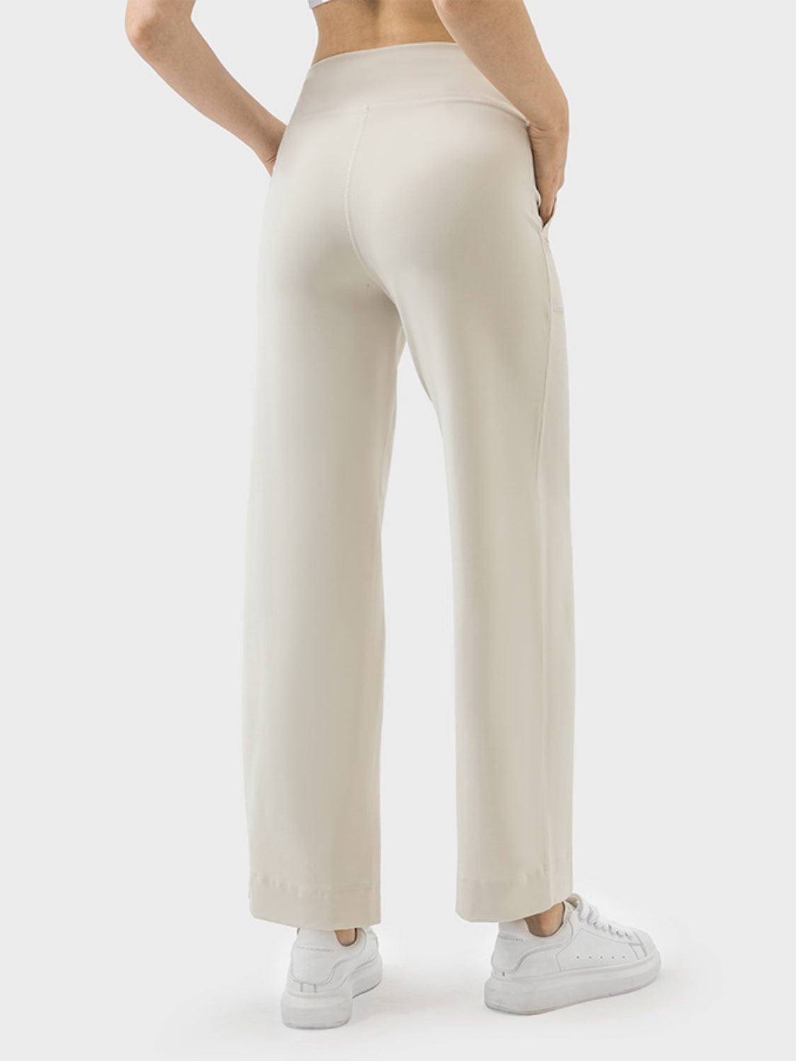 Millennia Drawstring Active Pants with Pockets  Trendsi   