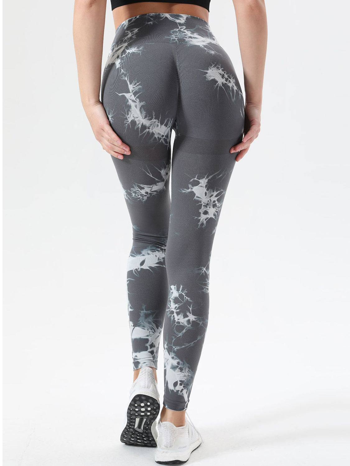 Tie-Dye High Waist Active Leggings  Trendsi   