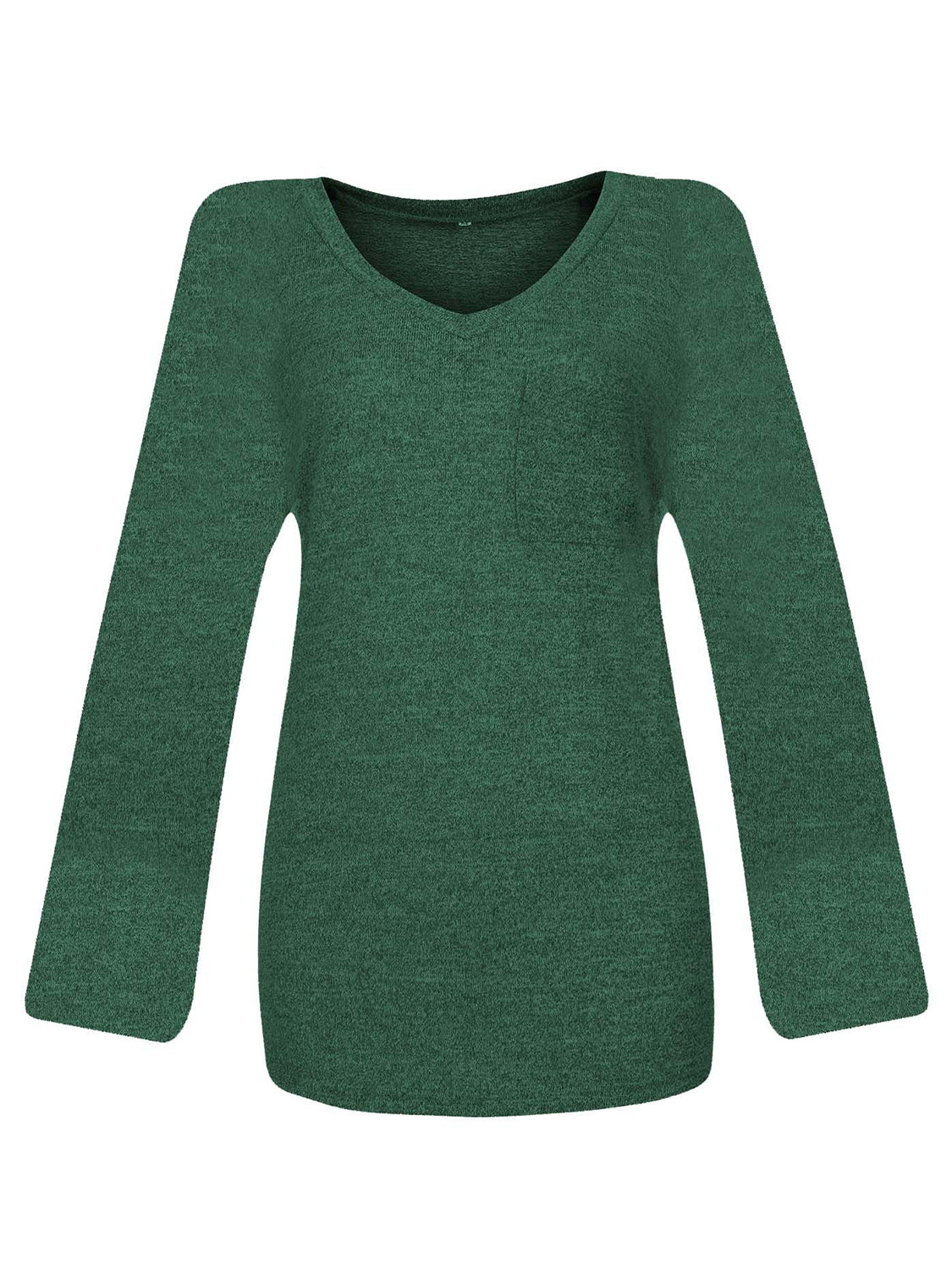 Round Neck Long Sleeve T-Shirt T-Shirt Trendsi   