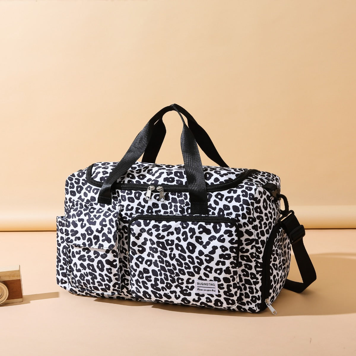 Oxford Cloth Animal Print Travel Bag  Trendsi   