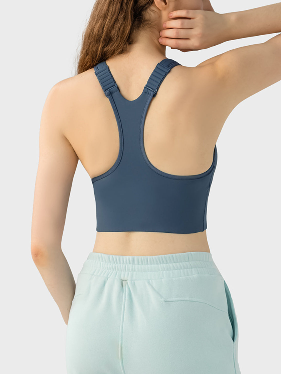 Millennia Wide Strap Sport Bra  Trendsi   