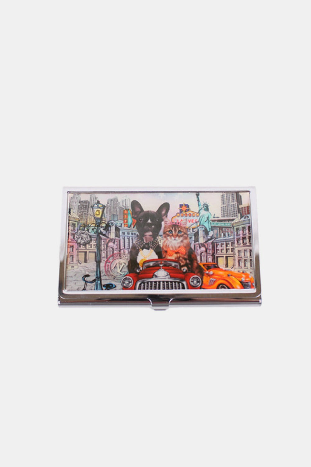 Nicole Lee USA Printed Business Card Case Luxe Trendsi City Drive One Size 