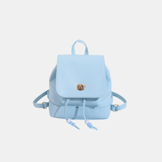 PU Leather Backpack Bag