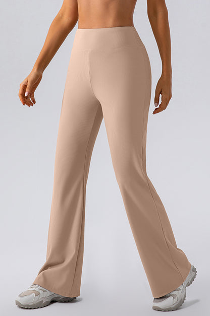 High Waist Straight Active Pants  Trendsi   