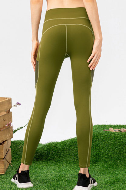 High Waist Slim Fit Long Sports Pants  Trendsi   