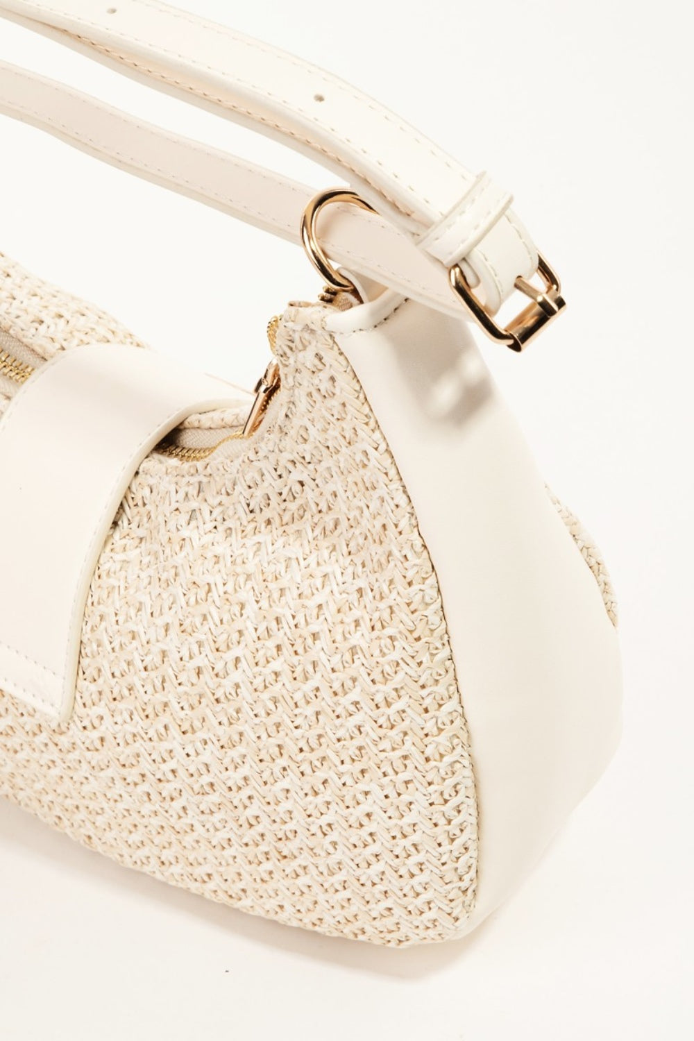 Fame Straw Braid Hobo Bag  Trendsi   