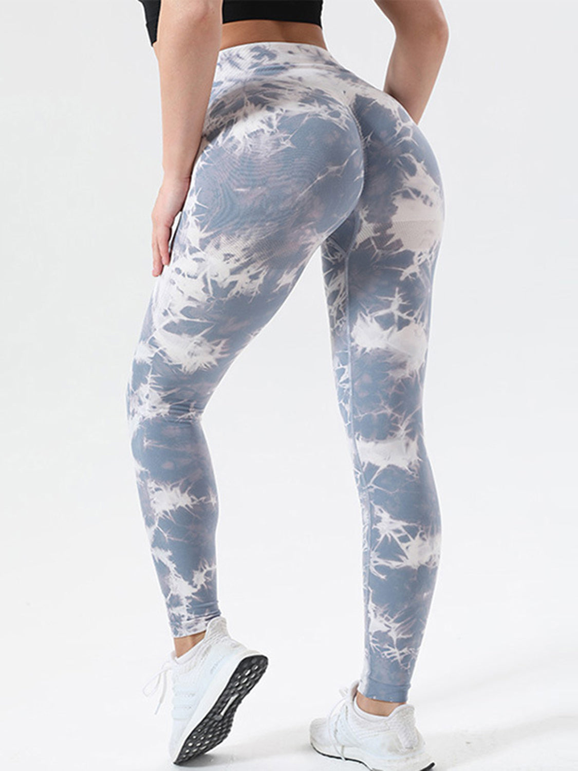 Tie-Dye High Waist Active Leggings  Trendsi   