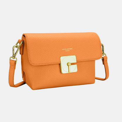 David Jones PU Leather Crossbody Bag  Trendsi Orange One Size 