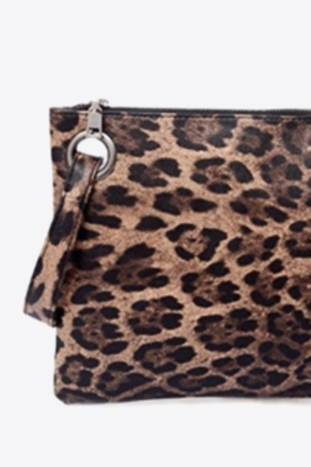 Leopard PU Leather Clutch  Trendsi   