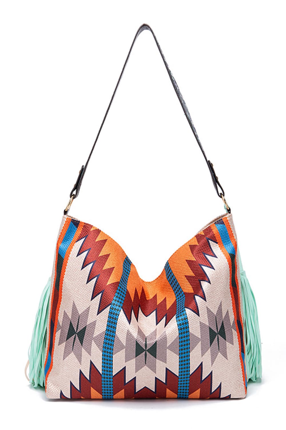 Geometric Canvas Tote Bag  Trendsi   