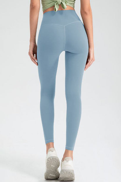 Wide Waistband High Waist Sport Leggings  Trendsi   