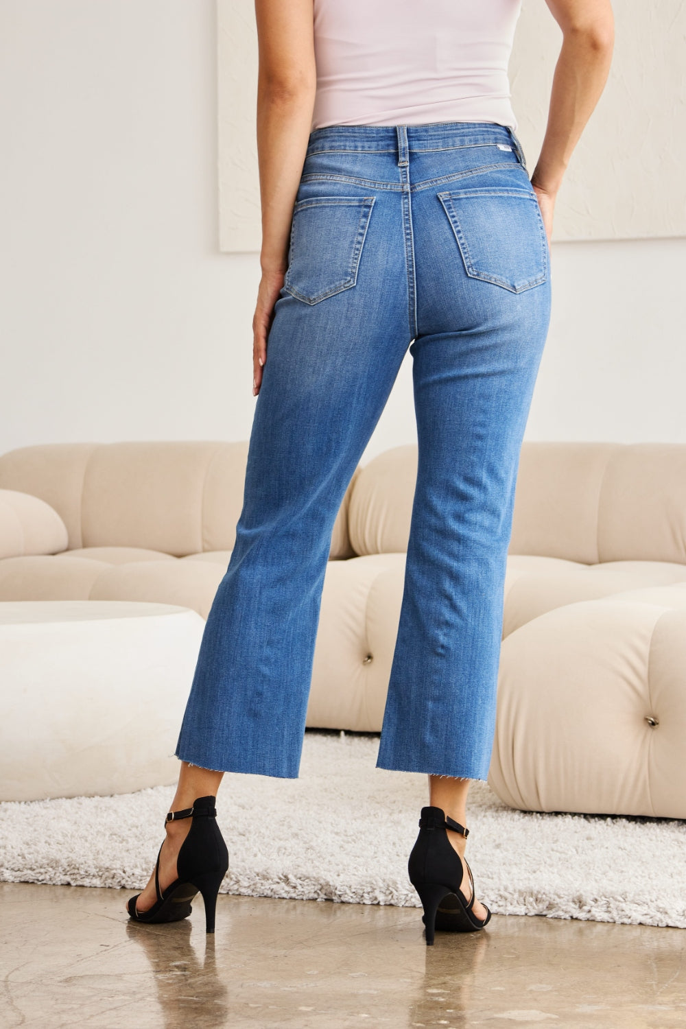 RFM Mini Mia Full Size Tummy Control High Waist Jeans  Trendsi   